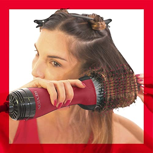 Revlon едностепен фен за коса и волумен на топол воздух, титаниум макс издание