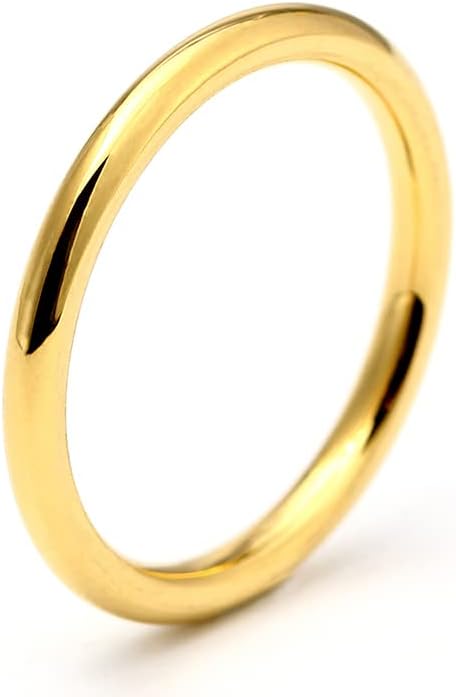 Колезо 2,5мм 3мм златен прстен за маж и жени-89626