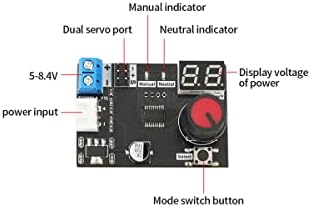Hiwonder RC Servo Tester 1 канали мотори за серво контролор со напон, два контролни режими