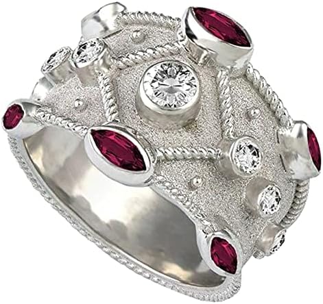 Модна личност геометрија Широк дијамантски прстен за венчален прстен за венчавки