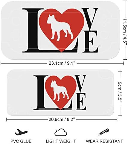 Love Pit Bull Dog Dog Cock Cock Decals Целосна поставена игра заштитник за завиткување на налепници за лице, компатибилни со прекинувачот