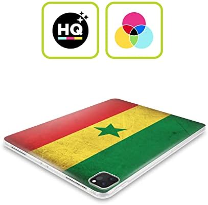 Главата Случај Дизајни Сенегал Гроздобер Светски Знамиња Мека Гел Случај Компатибилен Со Apple iPad 10.9