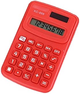 Големина на џеб 8 Дигитална калкулатор Соларна мини основни стандардни калкулатори копче Батерија Десктоп канцеларија Училиште Детски алатки за сметководство за