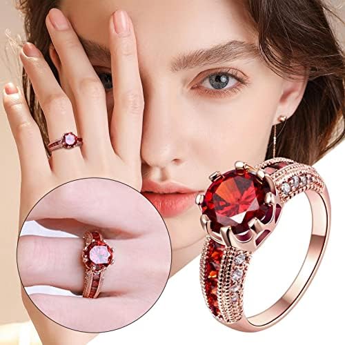 Мајки ringsвони за жени кубни цирконија копачки прстен за жени девојки прилагодлив стабилен отворен прстен прстен за ангажман за жени родени камења накит за ќерка