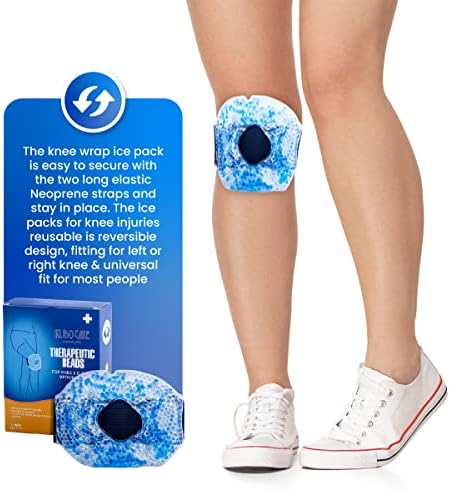 Терапија завиткан повторна употреба на топла и ладна гел мониста Најдобар мраз пакет со еластична прилагодлива лента за колено - олеснување на болката во зглобови?