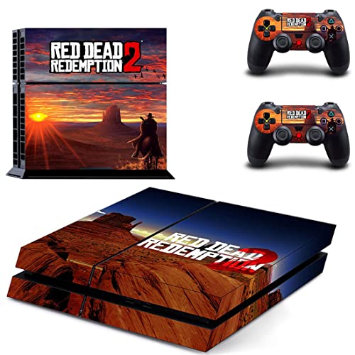 Игра GRed Deadf И Откуп PS4 ИЛИ PS5 Кожата Налепница За PlayStation 4 или 5 Конзола и 2 Контролори Налепница Винил V8539