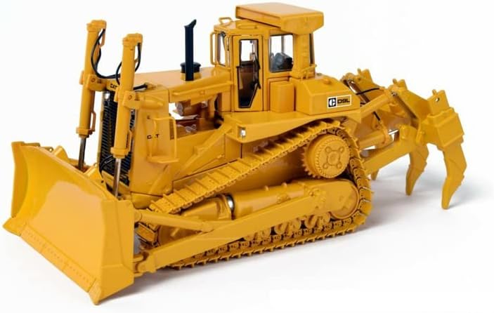 CCM за Caterpillar D9L Track-Type Tractor со мулти-шанк Ripper Limited Edition 1/48 Diecast Truck Pre-изграден модел