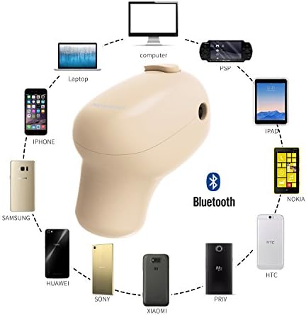 Nenrent S570 единечен Bluetooth Earbud Најмал мини невидлив безжичен Bluetooth слушалки слушалки слушалки за слушалки со MIC без раце