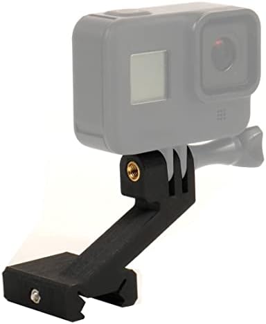 Feichao 3D печатено адаптер за монтирање на железница од 20мм Пла монтирање компатибилен со додатоци за акција на Action Camera GoPro