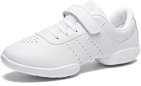 Девојки за девојки на Landhiker, навивачки чевли бели навивачки чевли танцуваат атлетски тренинг тенис за дишење млади танцувајќи