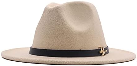 Дишејќи ја шапката за капачиња за белиот федора флопи капа на панама додатоци волна широка женска класична бејзбол капачиња редовни