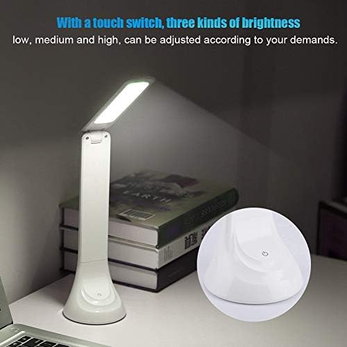 LED ламба за преклопување на LED, преклопување на масата за преклопување, табела за нега на очите, светло за учење за читање на
