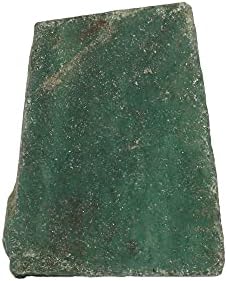 Природно зелено африканско жад камен за заздравување, трескање, камења од камења 34,00 КТ