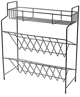 Jahh 3-часовна кујна зачини решетки од не'рѓосувачки челик countertop зачини за зачини со шишиња решетки за складирање кујна за складирање