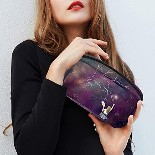 Чанта за шминка на униси, Торба За Козметика Ѕвезда Галакси Пренослива Торба За Патнички Воз Организатор На Футроли Алатки За Додатоци Случај