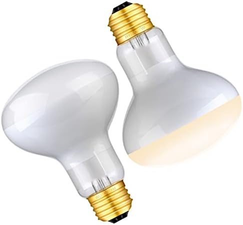 Wuhostam 75W 2 Пакувајте UVA инфрацрвена топлинска ламба, ламба за влечење на влекачи, бело стаклено покритие мека бела светлина