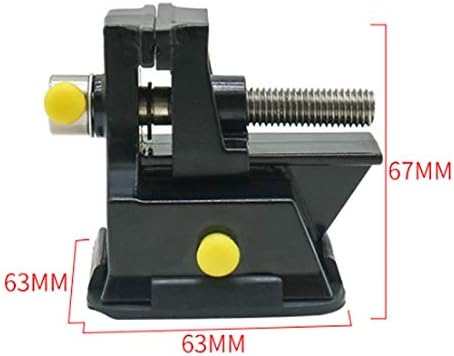 Twdyc Vise гума алуминиум минијатурна табела за клупи со виз со алатка за вшмукување рачно изработена алатка за држење прилагодлива