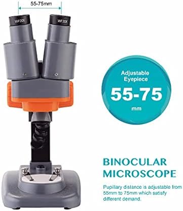 N/A 40X двогледен стерео микроскоп за PCB лемење минерални примероци што гледаат алатка за поправка на телефонско образование за деца