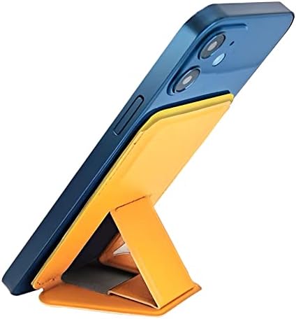 Botanheiros преклопен телефонски штанд со држач за картички, држач за картички за назад на телефон со функција за штанд, штанд стап на задниот