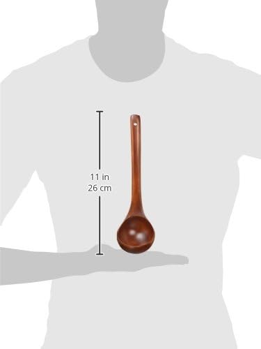 Сет од 10 Ladle Brown 2,8 x 10,2 инчи, тенџере со земја, ресторан, гостилница, јапонски прибор за јадење, ресторан, комерцијална