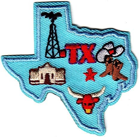 Облик на државата Тексас железо на лепенка југо -западно