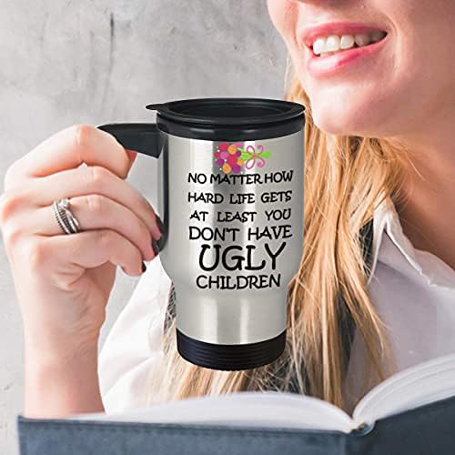 Колку И Да Ви Е Тежок Животот Барем Немате Грди Деца Патување Кригла Патување Чаши За Кафе Чаши За Чај 11 Мл Идеи За Подароци