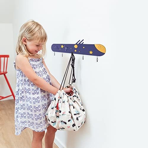 Детска Решетка За Палто Монтиран На Ѕид-Самолепливи Мали Куки За Момчиња И Девојчиња-Украсни Деца Пластична Закачалка За Складирање За Закачување