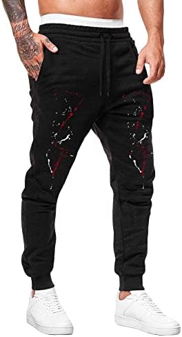 Gorgglitter Graphic Graphic Joggers Tranchout Pants панталони за џебни џебови со џебови со џебови