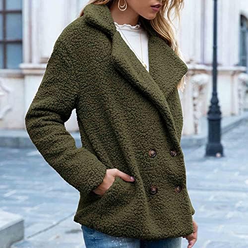 Женски зимски палта плус големина со качулка со качулка, јакни од руно, боја, топло задебелен патент/копче, кадифен надворешна облека