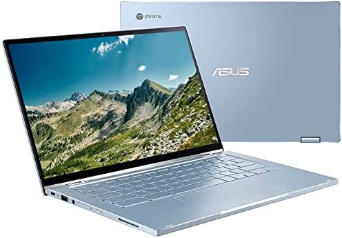 Asus 2022 Chromebook Flip 14 FHD 2-во-1 Кабриолет Лаптоп Со Екран На Допир, Intel Core M3-8100Y, 8GB RAM МЕМОРИЈА 64GB eMMC + 256gb