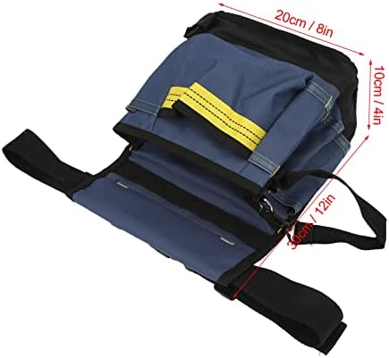 QSTNXB алатка за алатка, 600D Оксфордска крпа за крпа, торба за половината, мултифункционална градежна алатка за одржување, торбички,