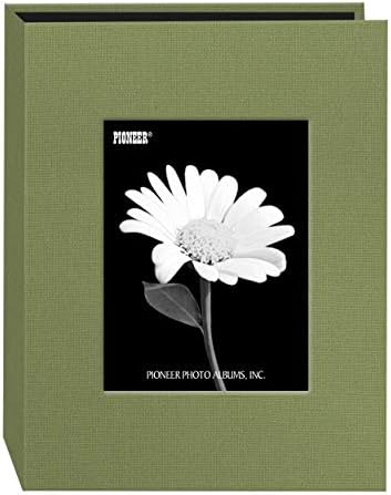 Pioneer 24 џебна ткаенина рамка со насловната фото албум, Sage Green
