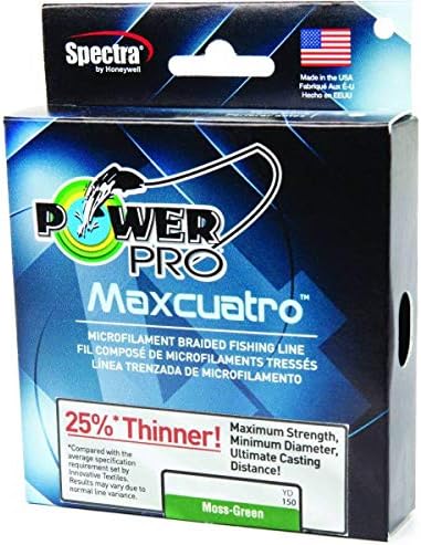 PowerPro MaxCuatro Spectra Moss Green Bripted Line