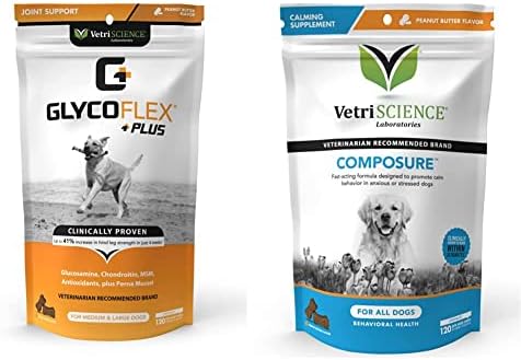 VETRISCIENCE Glycoflex 3 Клинички Докажани Додаток На Колкот и Зглобовите &засилувач; Смирување Смирување Џвака