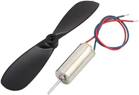 Елексит DC 4.5V Електрична опрема 20000RPM 6MMX14MM CORLELESS MOTOR W CW Propeler за RC Helicopter