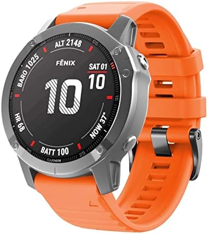 JWTPRO За Garmin Часовник Бендови 22mm Ширина Мека Силиконски Замена Бенд Посветен Часовник Ремен За Garmin Феникс 7/Феникс 5/Феникс