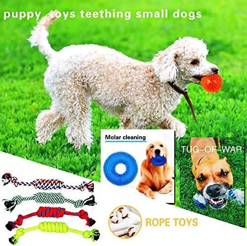 Jubreto Dog Chew Cheame Toys за агресивни џвакачи, играчки за кучиња јаже, сет за играчки за кучиња, кученце џвака играчки за заби, играчки за
