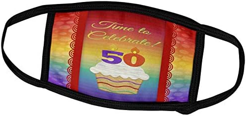 3дроуз Беверли Тарнер Роденденска Покана Дизајн-Кекс, Број Свеќи, Време, Прославете 50 Години Покана-Маски За Лице