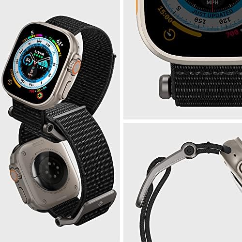 Spigen DuraPro Flex Дизајниран За Apple Watch Band За Apple Watch Ultra 49mm, Серија 8/7 45mm, Серија SE2/6/SE/5/4 44mm и Серија 3/2/1 42mm Прилагодлив