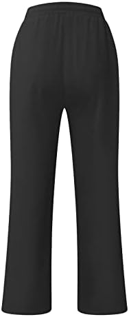 Dudubaby плус големина салон панталони машки лабава обична цврста боја памучна лента панталони еластична вратоврска печатена