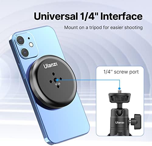 Ulanzi M12 Extendable Selfie Stick за GoPro + Ulanzi R101 1/4 Монтажа за Magsafe