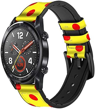 CA0812 Red Spot Polka Dot Smart Smart Watch Band Strap за Smartwatch Smartwatch Smartwatch Smart Watch Smart Watch Smart