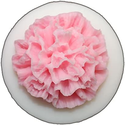 LVDGE CARNANION Цвет силиконски калап: Совршен за цвеќиња со уметност во смола, украсување торта, правење цвеќиња од цвеќиња, производи