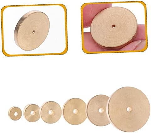 Didiseaon 6pcs за позиционирање на мерачи на кожа занаетчиски додатоци за обележување на тркала за обележување DIY кожни алатки