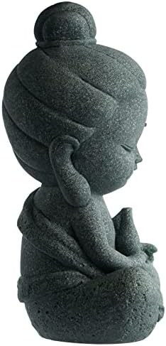 Статуа на мини Буда, статуи на Буда Буда, Гуан Јин, Куан Јин, Кван Јин, Куан Јин Будах, Зен Медитирачки статуа-за Зен Гарден Риба аквариум резервоарот Јога Бонсаи Микр