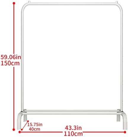 УДЕАР Облека Решетката Самостојна Закачалка Мулти-Функционални Еден Пол Спална Соба Облека Решетката Спална Соба, Бела