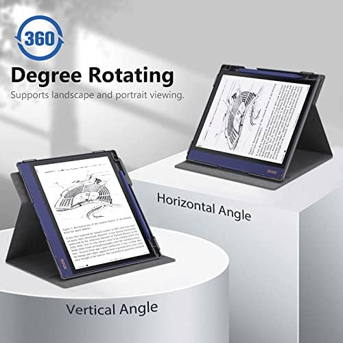 E Нет-случај на допир на кожата Чувство на тенок случај за Boox Note Air 2 Tablet 10.3 инчи, лесен паметен капак за BOOX Note Air 2 Plus 2022