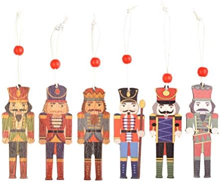 Партиски декор парчиња оревчести Божиќни украси на оревчиња фигури на оревци на оревци на оревче на оревчерите украси за Божиќно дрво