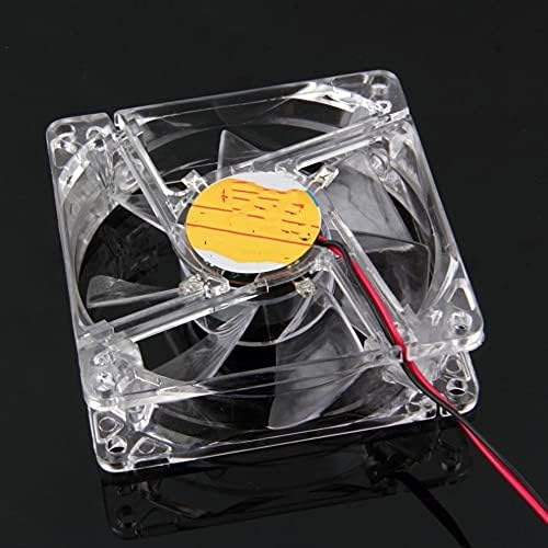 N/A 80мм LED компјутерски вентилатор за компјутер 8025 тивко ладење вентилатор 12V LED LED сјајно ладило за ладење на вентилаторот за ладење