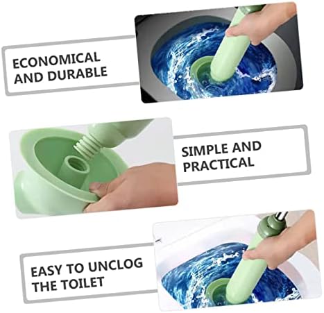 Doitool 4 парчиња мултифункционална пумпа притисок тоалет вшмукување домаќинство високо чистење под подот за лепење светло мијалник